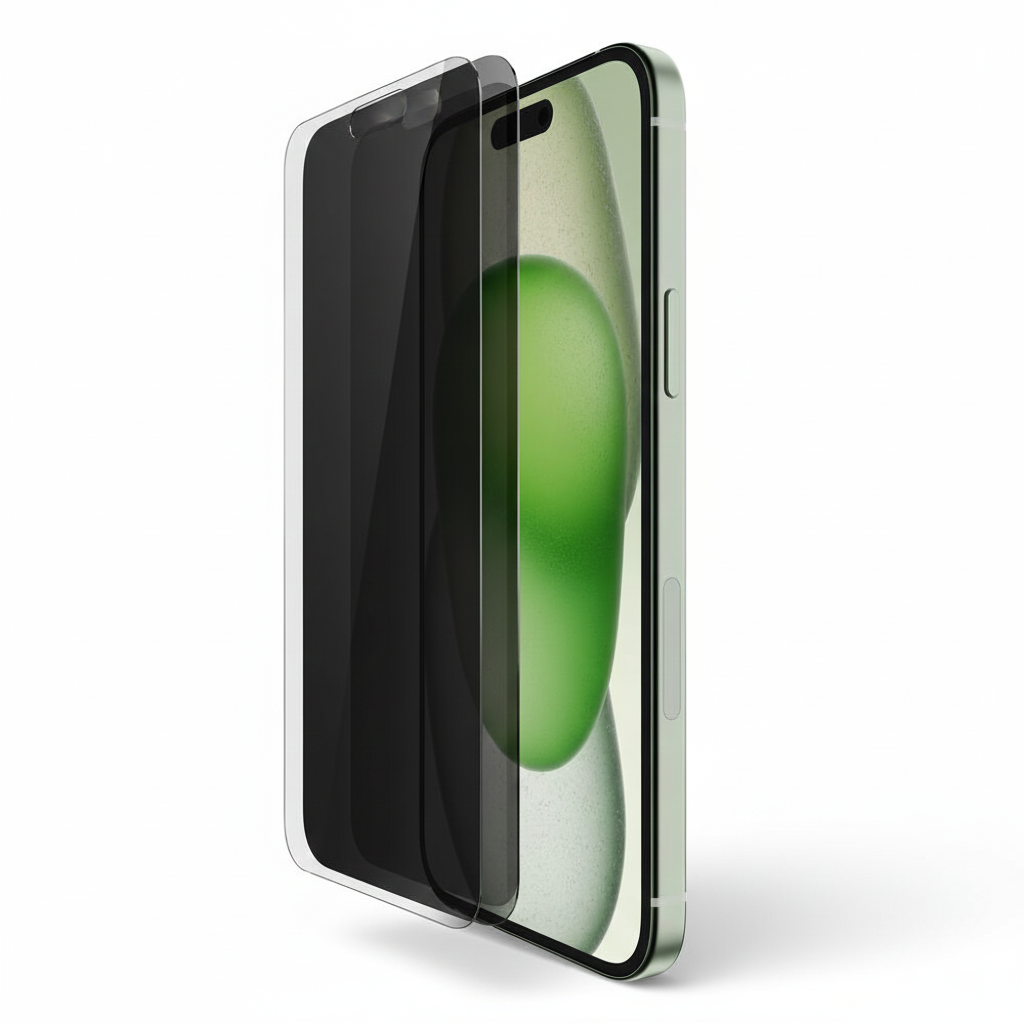 Privacy Tempered Glass for iPhone 15 Pro Max | Privacy Screen Protector for iPhone 15 Pro Max