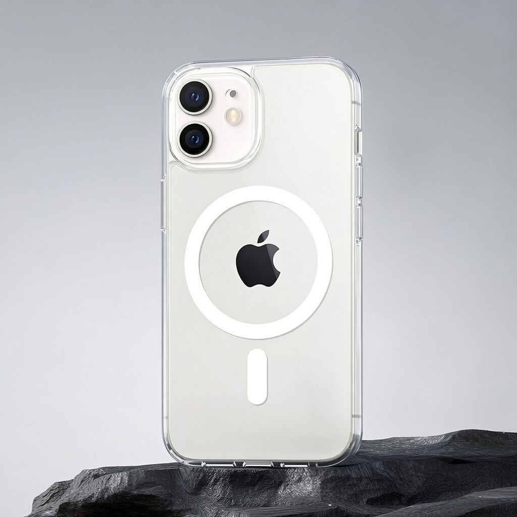 Transparent Back Cover for iPhone | MagSafe Compatible TPU Case for iPhone Series