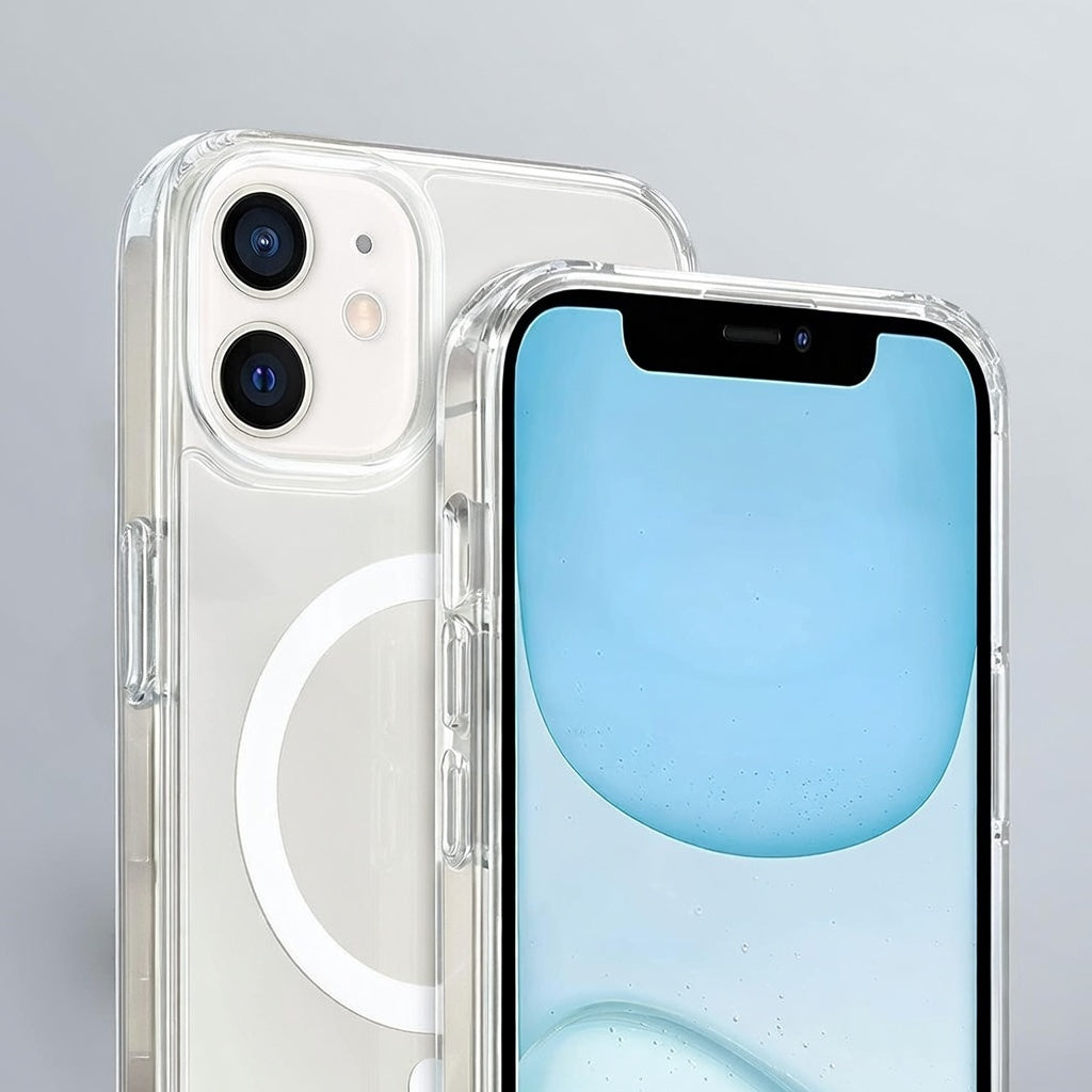 Transparent Back Cover for iPhone | MagSafe Compatible TPU Case for iPhone Series